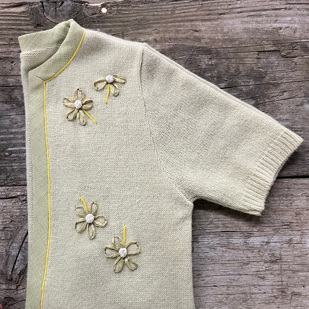 Vintage Short Sleeve Sweater